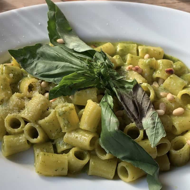 Pesto pasta from L'Osteria in Berlin